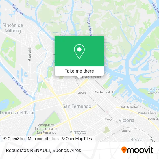 Mapa de Repuestos RENAULT