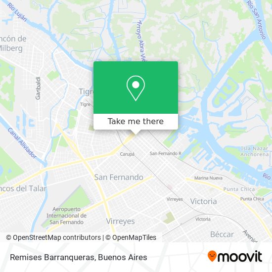 Remises Barranqueras map