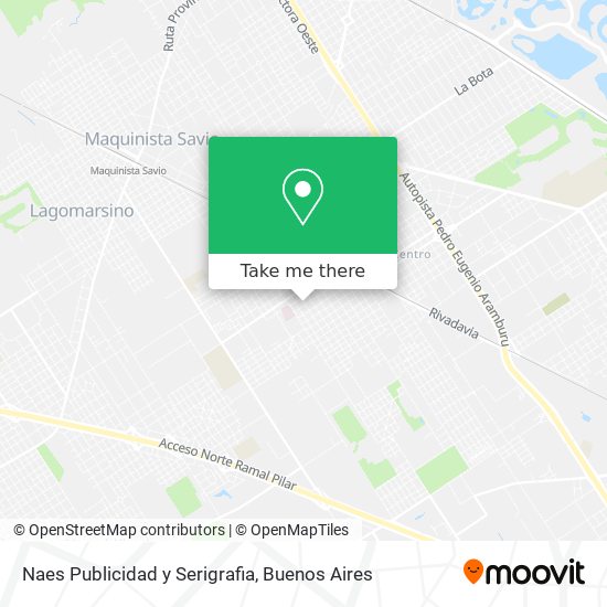 Naes Publicidad y Serigrafia map