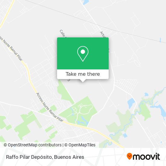 Mapa de Raffo Pilar Depósito