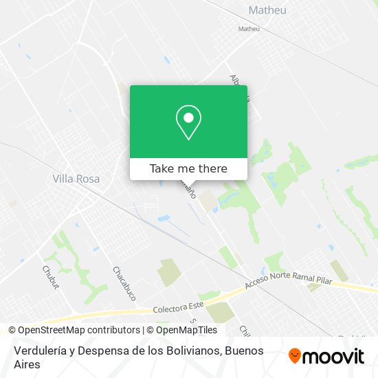 Verdulería y Despensa de los Bolivianos map