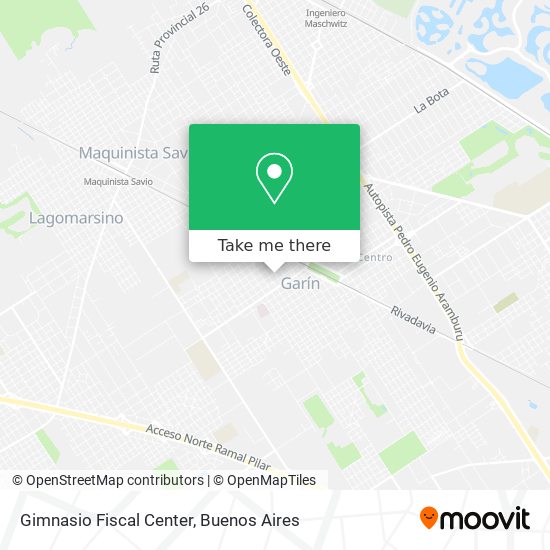 Gimnasio Fiscal Center map