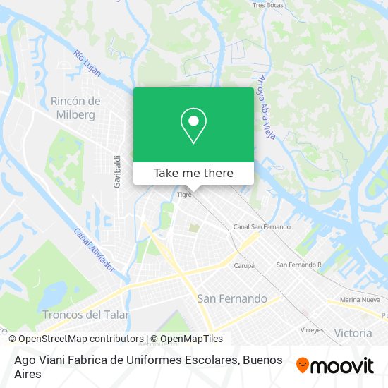 Ago Viani Fabrica de Uniformes Escolares map