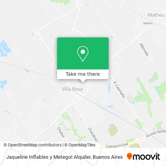Jaqueline Inflables y Metegol Alquiler map