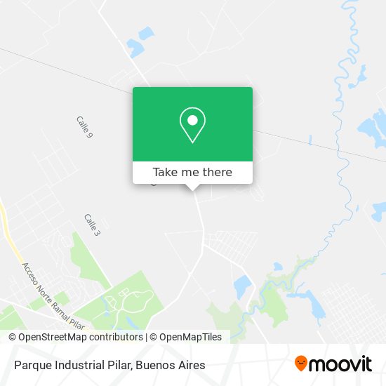 Parque Industrial Pilar map