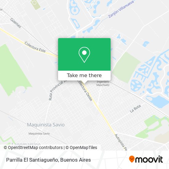 Mapa de Parrilla El Santiagueño