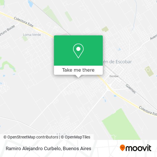 Ramiro Alejandro Curbelo map