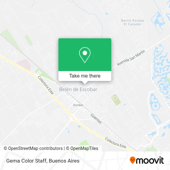 Gema Color Staff map