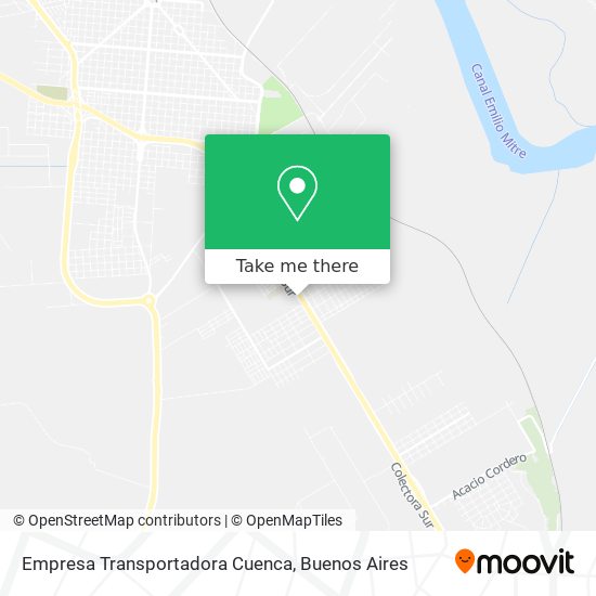 Empresa Transportadora Cuenca map