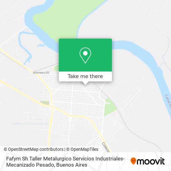 Mapa de Fafym Sh Taller Metalurgico Servicios Industriales-Mecanizado Pesado