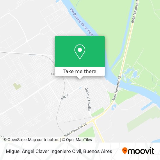 Mapa de Miguel Angel Claver Ingeniero Civil