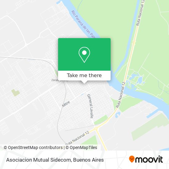 Asociacion Mutual Sidecom map