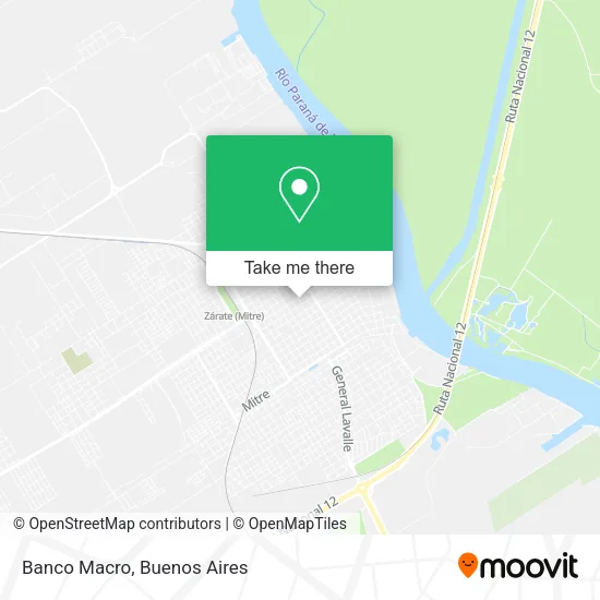 Mapa de Banco Macro