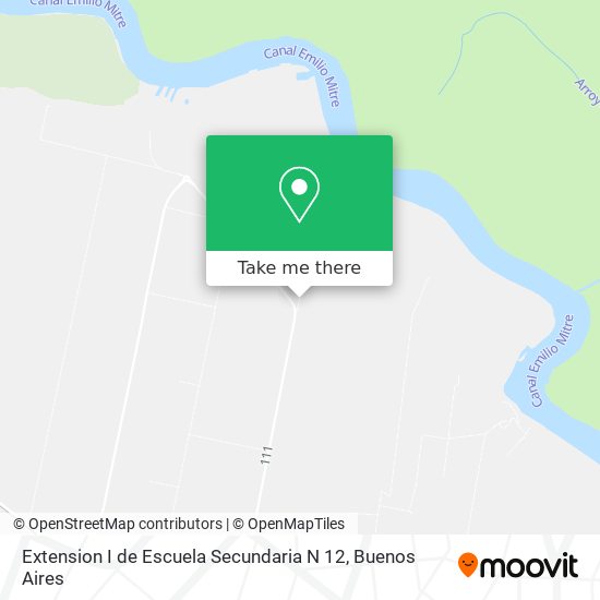 Extension I de Escuela Secundaria N 12 map