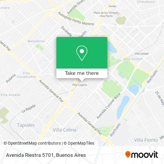 Avenida Riestra 5701 map