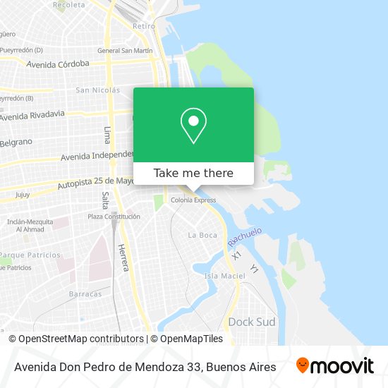 Avenida Don Pedro de Mendoza 33 map