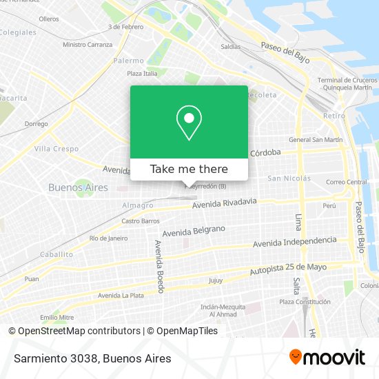 Mapa de Sarmiento 3038