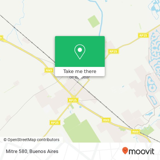 Mitre 580 map