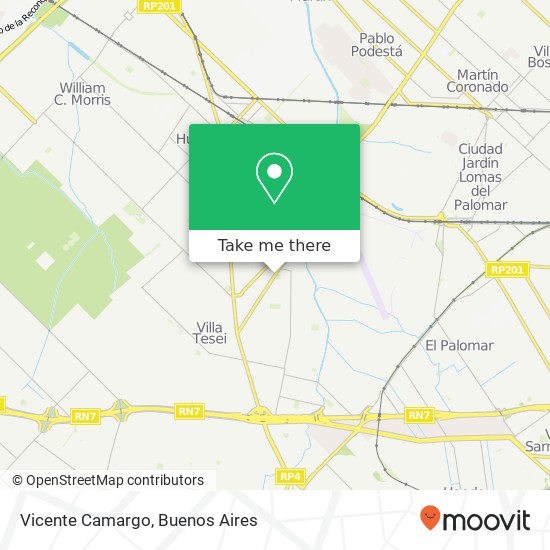 Vicente Camargo map