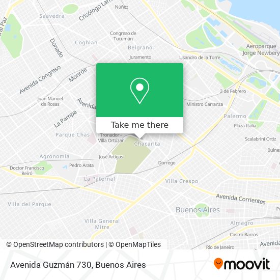 Avenida Guzmán 730 map