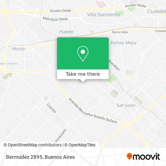 Mapa de Bermúdez 2895