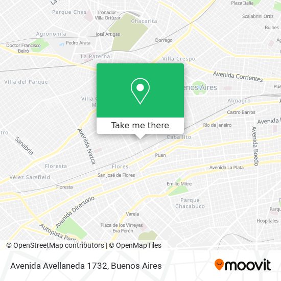 Mapa de Avenida Avellaneda 1732