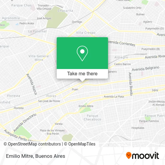 Mapa de Emilio Mitre