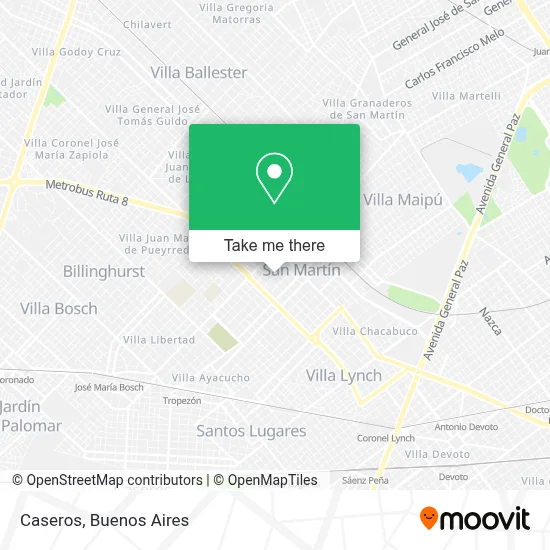 Caseros map