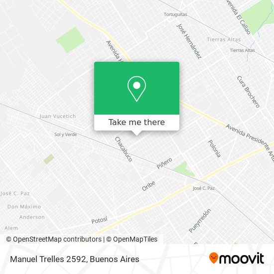 Manuel Trelles 2592 map