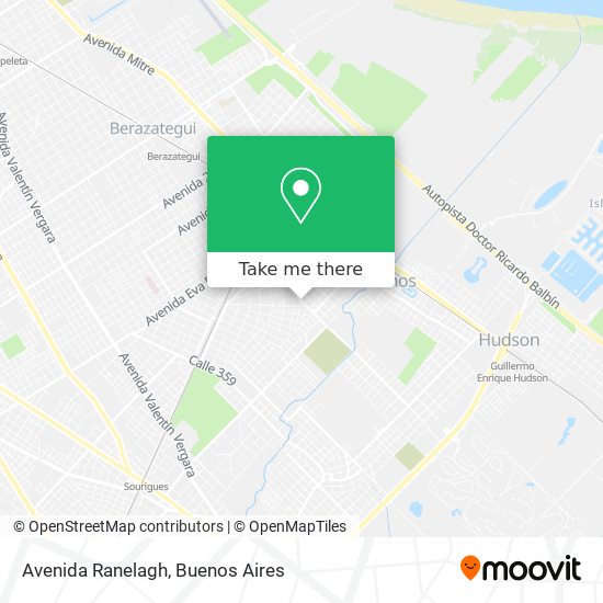 Avenida Ranelagh map