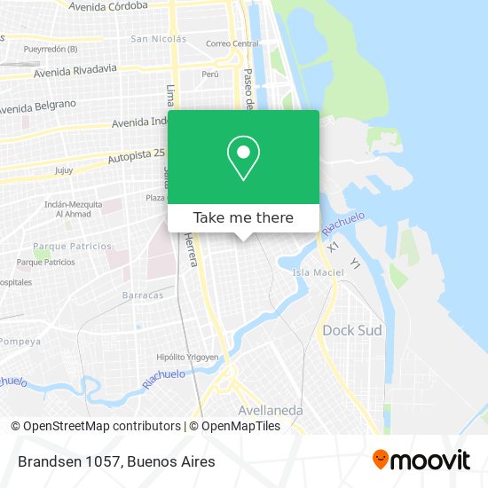 Mapa de Brandsen 1057