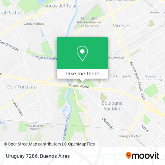 Mapa de Uruguay 7286