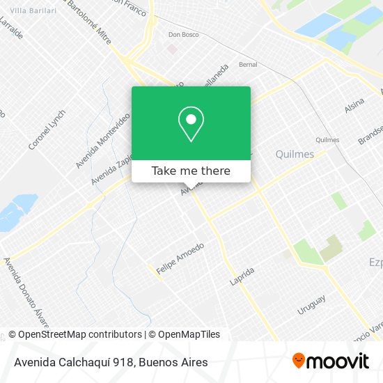 Avenida Calchaquí 918 map