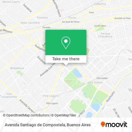 Mapa de Avenida Santiago de Compostela