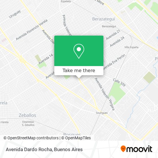 Mapa de Avenida Dardo Rocha