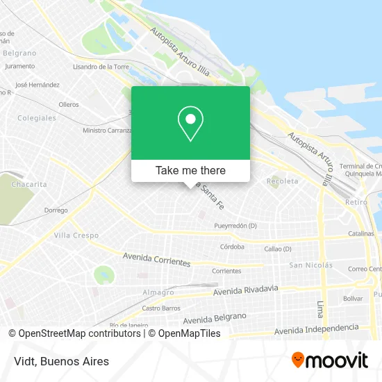 Vidt map
