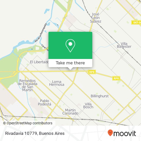 Rivadavia 10779 map