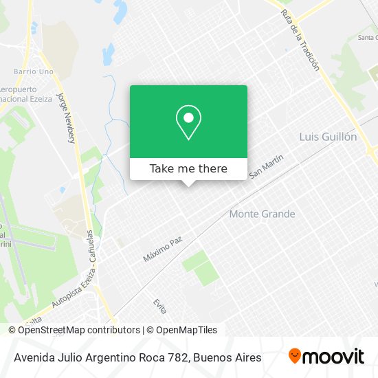Avenida Julio Argentino Roca 782 map