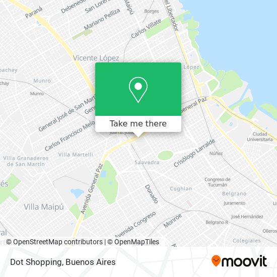 Mapa de Dot Shopping