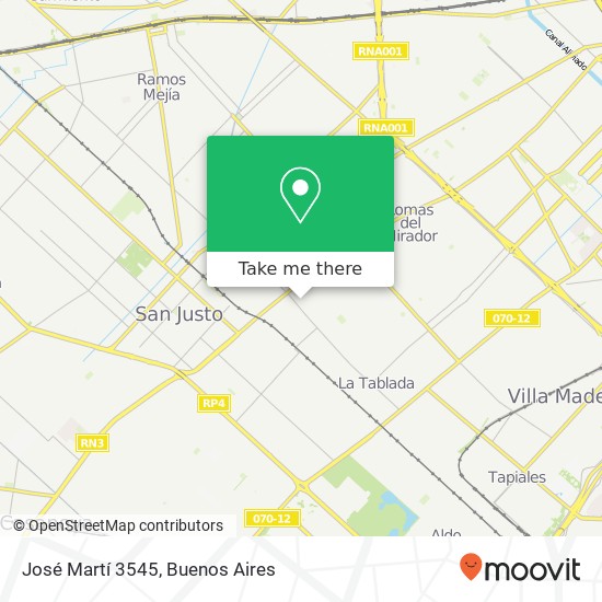 José Martí 3545 map