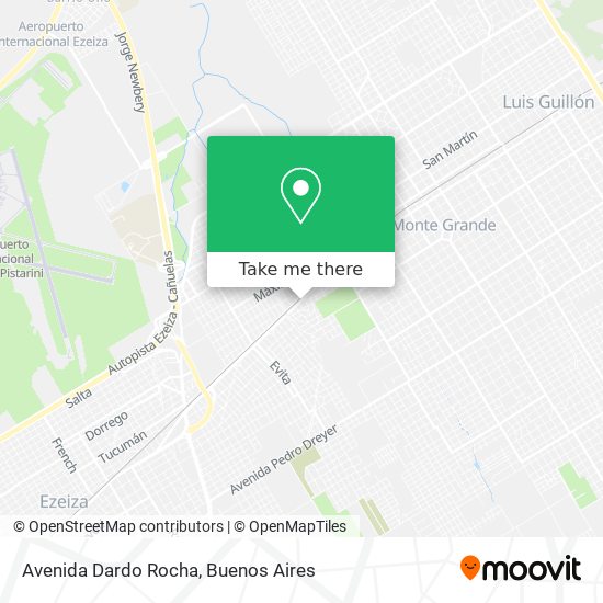 Mapa de Avenida Dardo Rocha