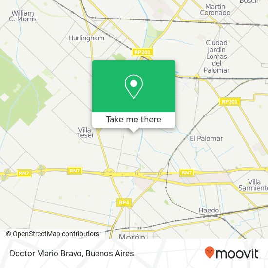 Doctor Mario Bravo map