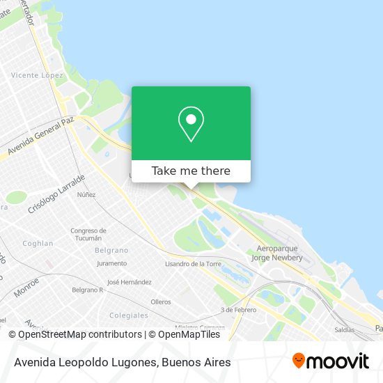 Avenida Leopoldo Lugones map