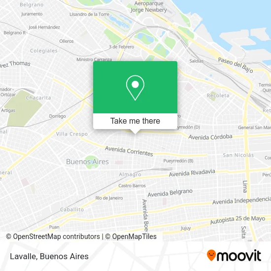 Lavalle map