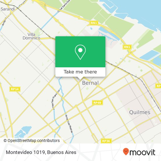 Mapa de Montevideo 1019
