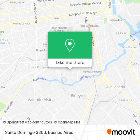 Santo Domingo 3300 map