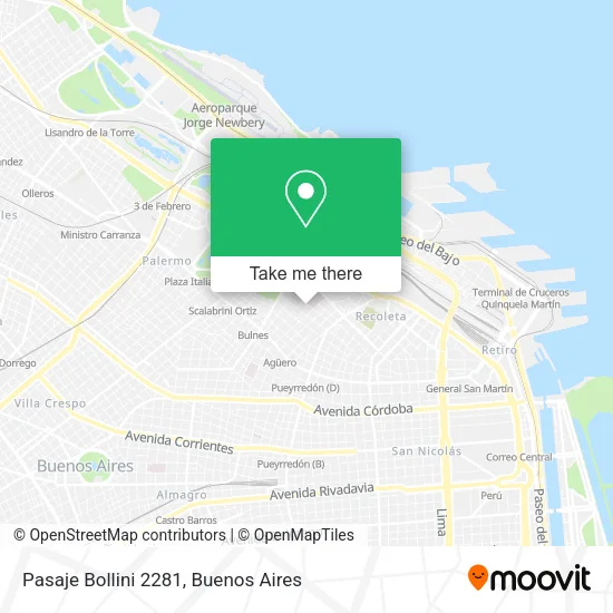 Pasaje Bollini 2281 map