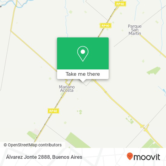 Álvarez Jonte 2888 map