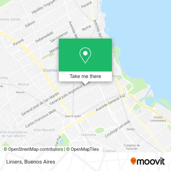 Mapa de Liniers
