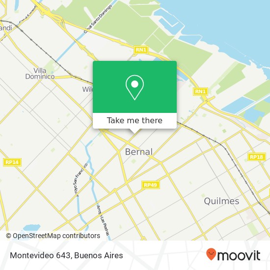 Montevideo 643 map